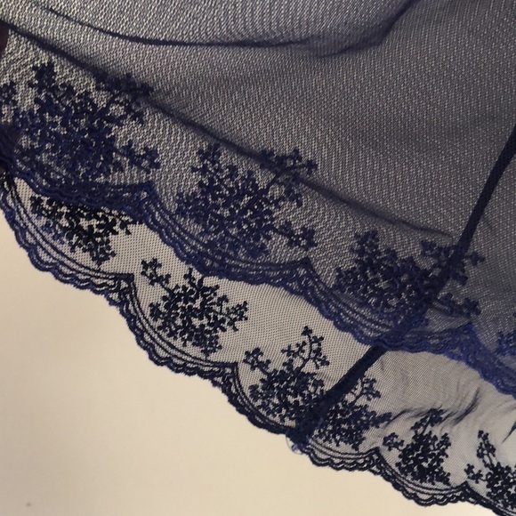 𝅺FREE People Intimately Floral and Lace Mini Dress - Picture 11 of 16